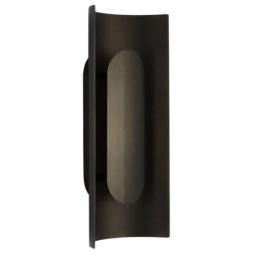 Visual Comfort Modern Collection Shielded Medium Sconce in Bronze by Visual Comfort Modern PBWS50227BZ