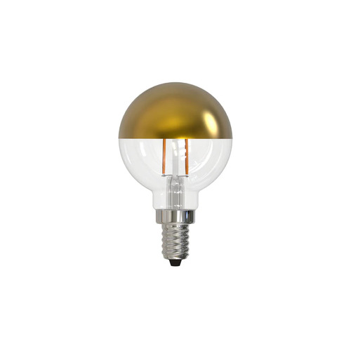 Bulbrite 2.5W G16 2700K Half Gold E12 Base LED Light Bulb by Bulbrite 776921