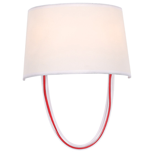Crystorama Lighting Crystorama Lighting Stella Red & Clear Sconce 9902-RD-CL