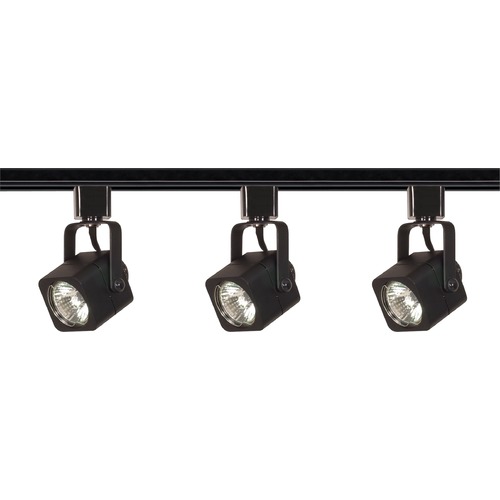 Nuvo Lighting 4-Foot Black Nuvo Lighting Track Light Kit by Nuvo Lighting TK346