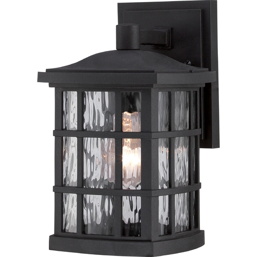 Quoizel Lighting Stonington Mystic Black Outdoor Wall Light by Quoizel Lighting SNN8406K