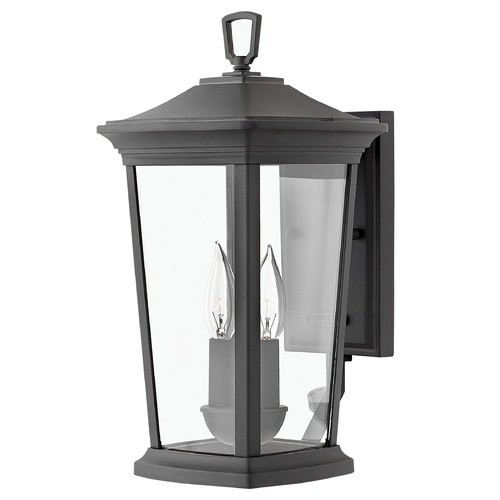 Hinkley Bromley 15.50-Inch Museum Black LED Outdoor Wall Light by Hinkley Lighting 2360MB-LL