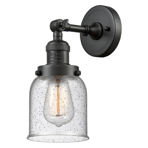 Innovations Lighting Small Bell Oil Rubbed Bronze Sconce by Innovations Lighting 203-OB-G54