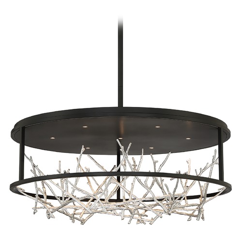 Eurofase Lighting Aerie Black & Silver LED Chandelier by Eurofase Lighting 38097-027