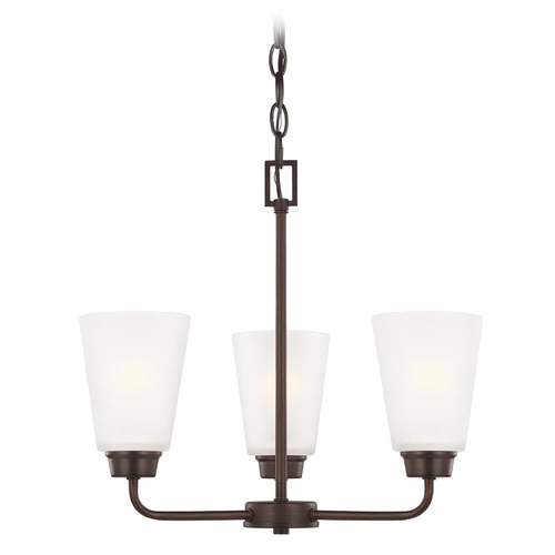 Generation Lighting Kerrville 18-Inch Bronze LED Chandelier by Generation Lighting 3115203EN3-710