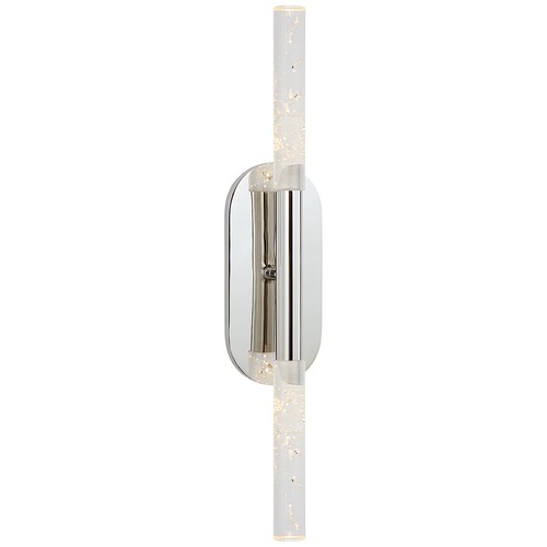 Visual Comfort Signature Collection Kelly Wearstler Rousseau Bath Light in Nickel by Visual Comfort Signature KW2282PNSG