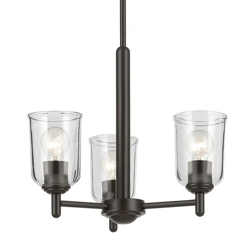 Kichler Lighting Shailene 3-Light Chandelier in Olde Bronze by Kichler Lighting 43670OZCLR