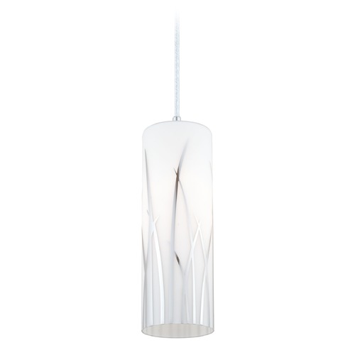 Eglo Lighting Rivato White & Chrome Mini Pendant by Eglo Lighting 92739A