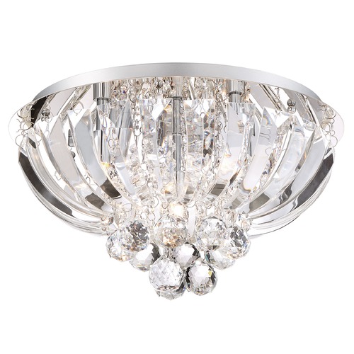 Quoizel Lighting Glisten Polished Chrome Flush by Quoizel Lighting PCGN1616C