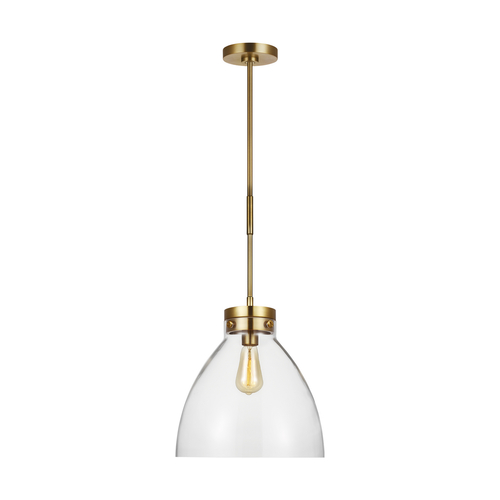 Visual Comfort Studio Collection Chapman & Meyers Garrett Burnished Brass Pendant by Visual  CP1121BBS
