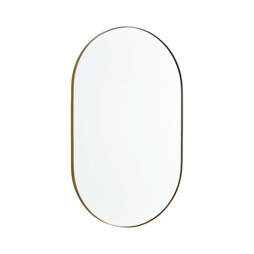 Quorum Lighting Capsule 20 x 32-Inch Mirror in Gold by Quorum Lighting 15-2032-21