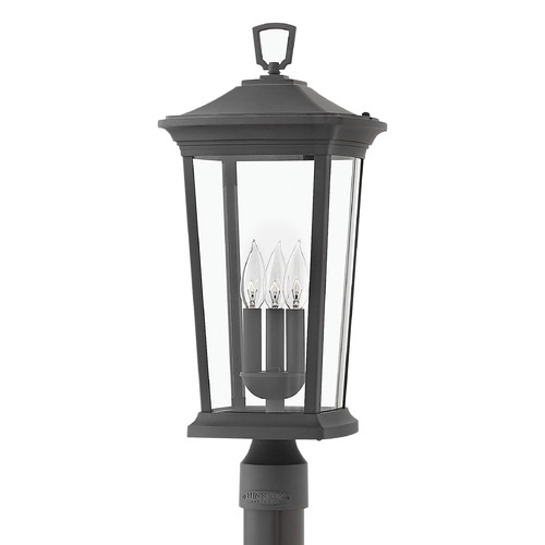 Hinkley Bromley 22.75-Inch Museum Black LED Post Light by Hinkley Lighting 2361MB-LL