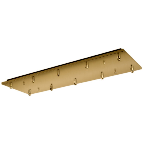 Kuzco Lighting 26.38-Inch Rectangular Canopy in Brushed Gold by Kuzco Lighting CNP10AC-BG
