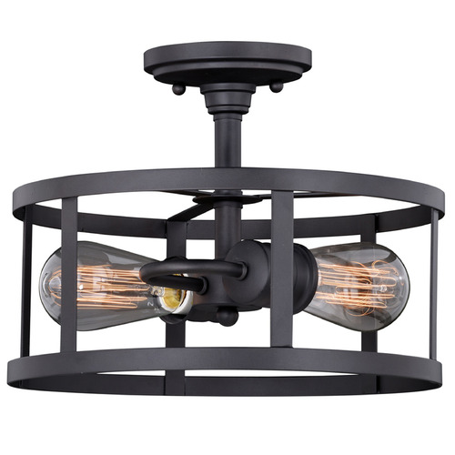 Vaxcel Lighting Vaxcel Lighting Akron Oil Rubbed Bronze Semi-Flushmount Light C0186