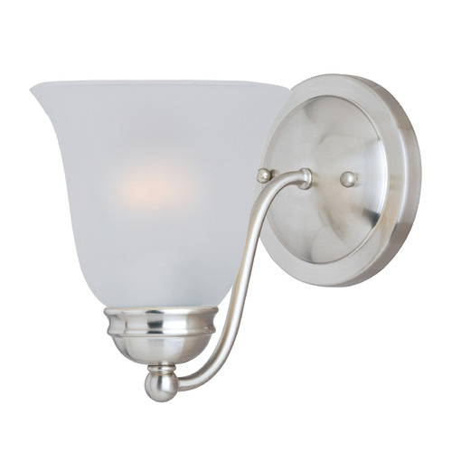 Maxim Lighting Maxim Lighting Basix Satin Nickel Sconce 2120FTSN