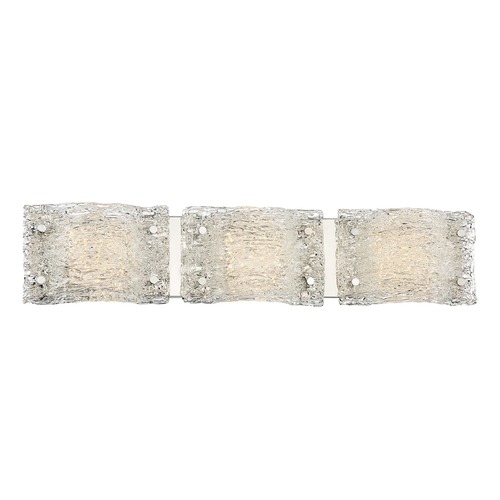 George Kovacs Lighting Forest Ice LED Bathroom Light in Chrome by George Kovacs P5283-077-L