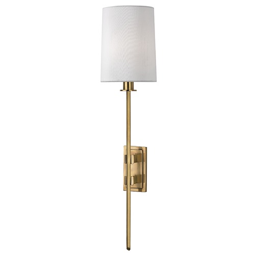 Hudson Valley Lighting Fredonia ADA Sconce in Aged Brass by Hudson Valley Lighting 3411-AGB