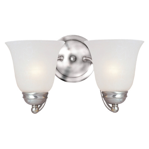 Maxim Lighting Maxim Lighting Basix Satin Nickel Bathroom Light 2121FTSN