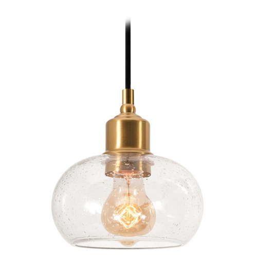 AFX Lighting Afx Lighting Laney Vintage Gold Mini-Pendant Light with Bowl / Dome Shade LNYP07MBVG