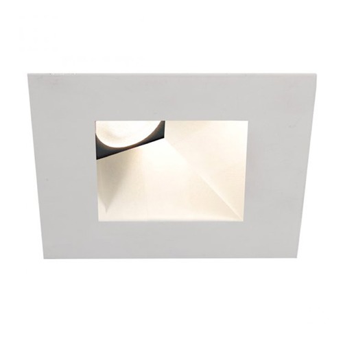 WAC Lighting Square White 3.5-Inch LED Recessed Trim 3500K 50-Degree by WAC Lighting HR-3LED-T918F-35WT