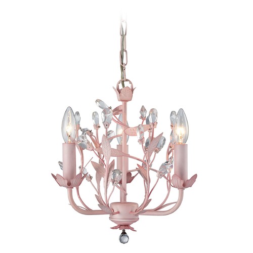 Elk Lighting Elk Lighting Circeo Light Pink Chandelier 18152/3