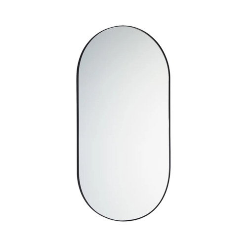 Quorum Lighting Capsule 21 x 40-Inch Mirror in Matte Black by Quorum Lighting 15-2140-59