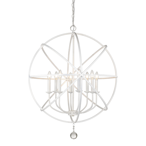 Z-Lite Tull Matte White Chandelier by Z-Lite 458-30MW