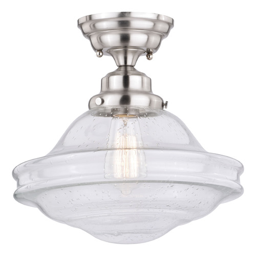 Vaxcel Lighting Vaxcel Lighting Huntley Satin Nickel Semi-Flushmount Light C0197