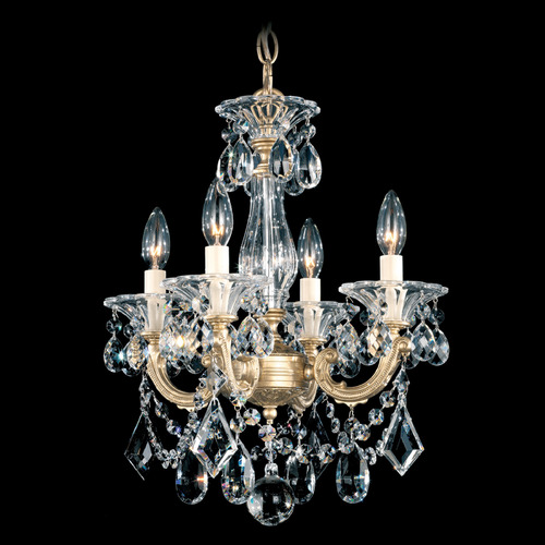 Schonbek Lighting La Scala Heirloom Gold Crystal Chandelier by Schonbek Lighting 5344-22