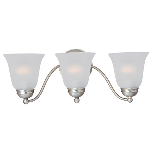 Maxim Lighting Maxim Lighting Basix Satin Nickel Bathroom Light 2122FTSN