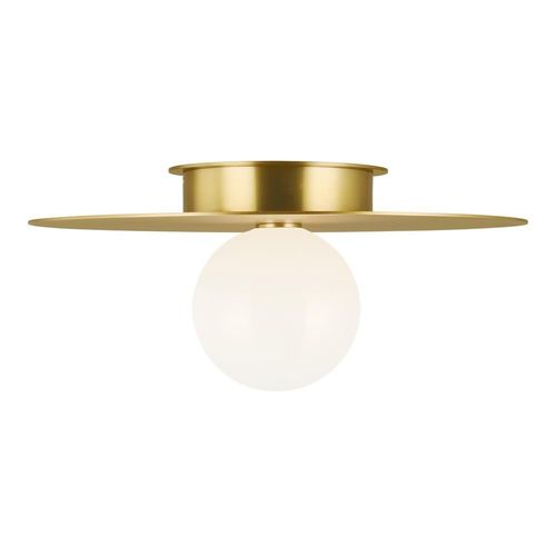 Visual Comfort Studio Collection Kelly Wearstler Nodes 17.50-Inch Large Burnished Brass Flush Mount by Visual Comfort Studio KF1021BBS