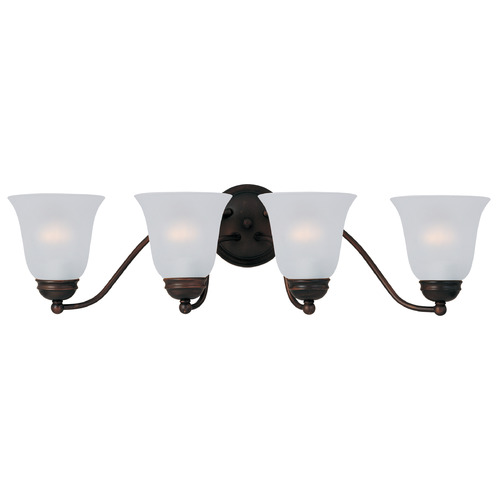 Maxim Lighting Maxim Lighting Basix Oil Rubbed Bronze Bathroom Light 2123FTOI