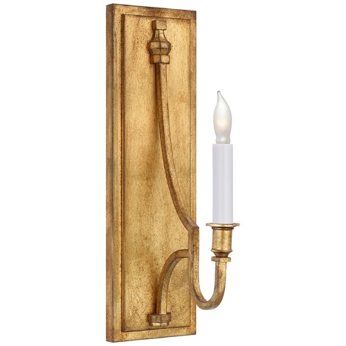 Visual Comfort Signature Collection E.F. Chapman Mykonos Medium Sconce in Gilded Iron by Visual Comfort Signature CHD2560GI