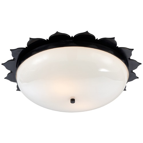 Visual Comfort Signature Collection Alexa Hampton Rachel Flush Mount in Gun Metal by Visual Comfort Signature AH4030GMWG