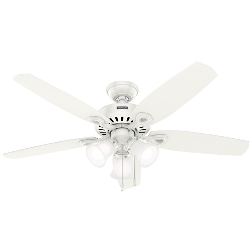Hunter Fan Company Hunter Fan Company Builder Fresh White LED Ceiling Fan with Light 52730