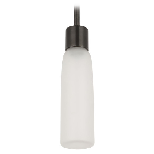 Visual Comfort Modern Collection Visual Comfort Modern Collection Volver Bronze LED Mini-Pendant Light with Cylindrical Shade KWPD49527CEBZ