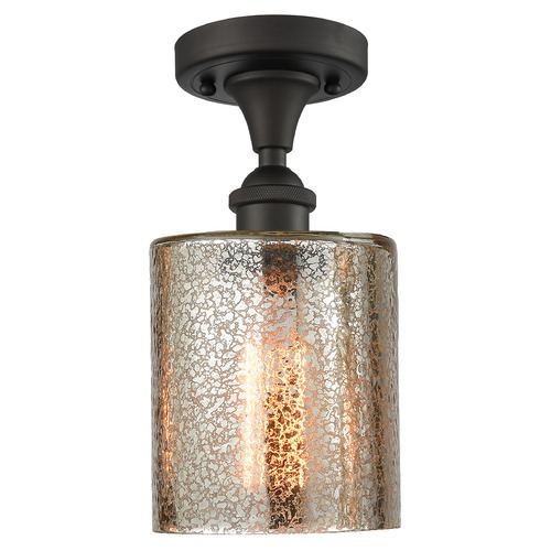 Innovations Lighting Cobbleskill Oil Rubbed Bronze Semi-Flush Mount by Innovations Lighting 516-1C-OB-G116