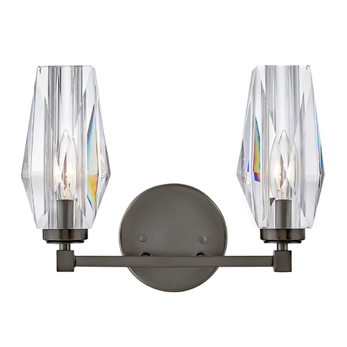 Hinkley Ana 2-Light Vanity Light in Black Oxide by Hinkley Lighting  52482BX