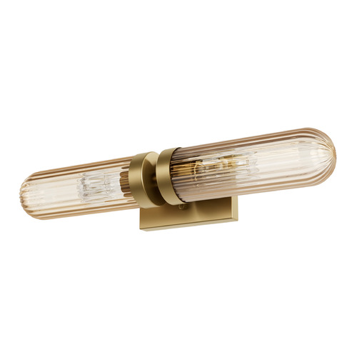 Hunter Fan Company Hunter Fan Company Beverly Glen Luxe Gold Vertical Bathroom Light 13239