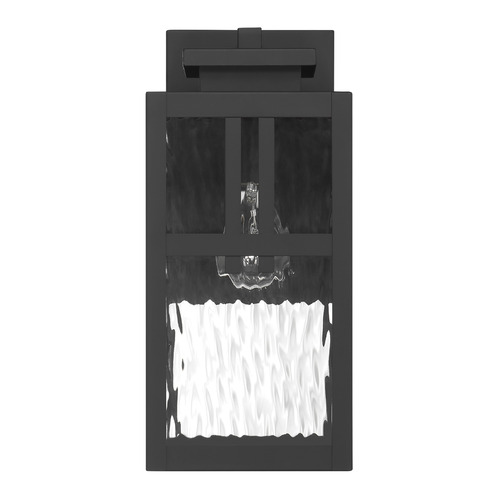 Hunter Fan Company Hunter Fan Company Aspenbrook Matte Black Outdoor Wall Light 46040