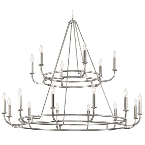 Crystorama Lighting Crystorama Lighting Bailey Polished Nickel Chandelier BAI-A2109-PN