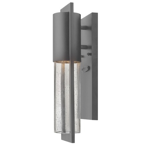 Hinkley Seeded Glass Outdoor Wall Light Grey by Hinkley Lighting 1326HE