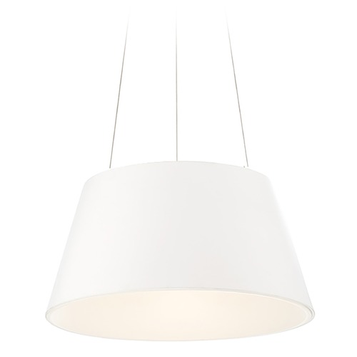 WAC Lighting Vida White LED Pendant by WAC Lighting PD-72718-WT