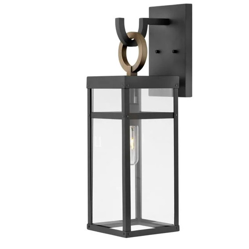 Hinkley Porter 22-Inch LED Outdoor Wall Light in Black by Hinkley Lighting 2804BK-LL