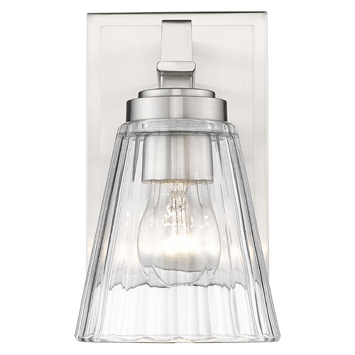 Z-Lite Z-Lite Lyna Brushed Nickel Sconce 823-1S-BN