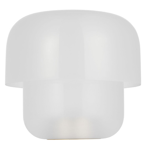 Visual Comfort Modern Collection Bolete Accent Table Lamp in Seeded Cream by Visual Comfort Modern KWTB49127SCHAB
