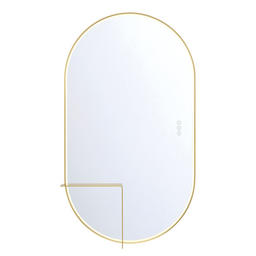 Eurofase Lighting Linden 42-Inch 3CCT LED Oval Mirror with Shelf by Eurofase Lighting 48521-017