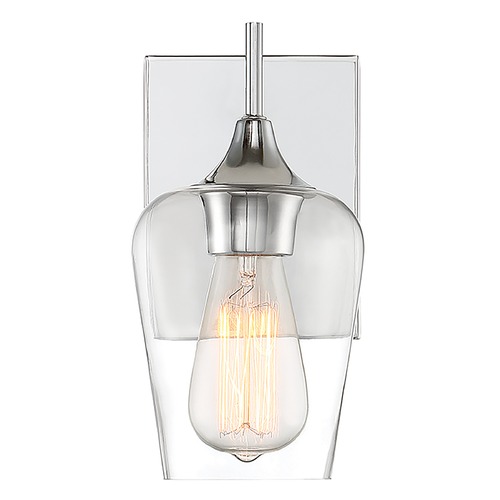 Savoy House Octave Wall Sconce in Polished Chrome by Savoy House 9-4030-1-11