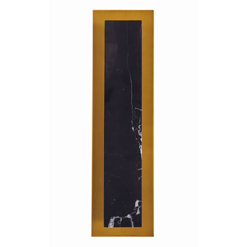 Arteriors Home Lighting Ozona 18-Inch LED Sconce in Brass & Black Marble by Arteriors Home 49815