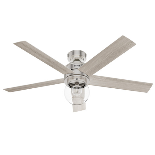 Hunter Fan Company Hunter Fan Company Xidane Brushed Nickel LED Ceiling Fan with Light 52656
